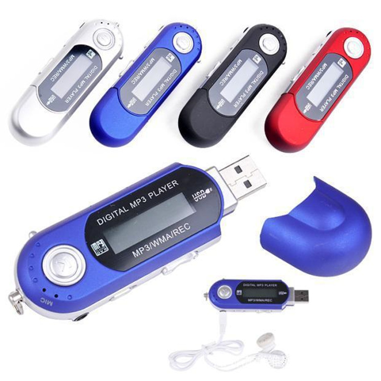 USB in-line dry battery screen MP34GB/8GB built-in memory MP3 large Chaohua with lyrics display wholesale