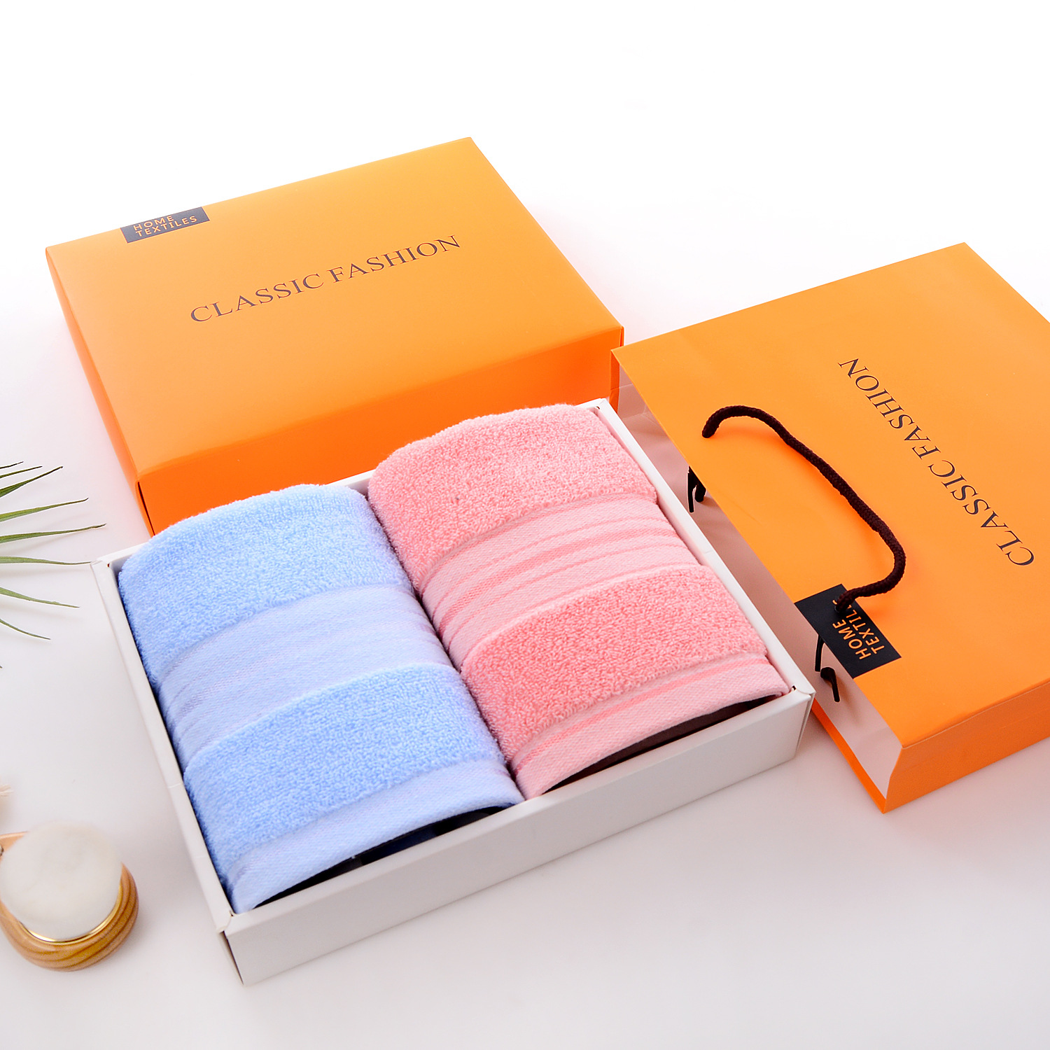 Cotton towel gift box gift custom LOGO cotton padded face towel business practical small gifts wholesale
