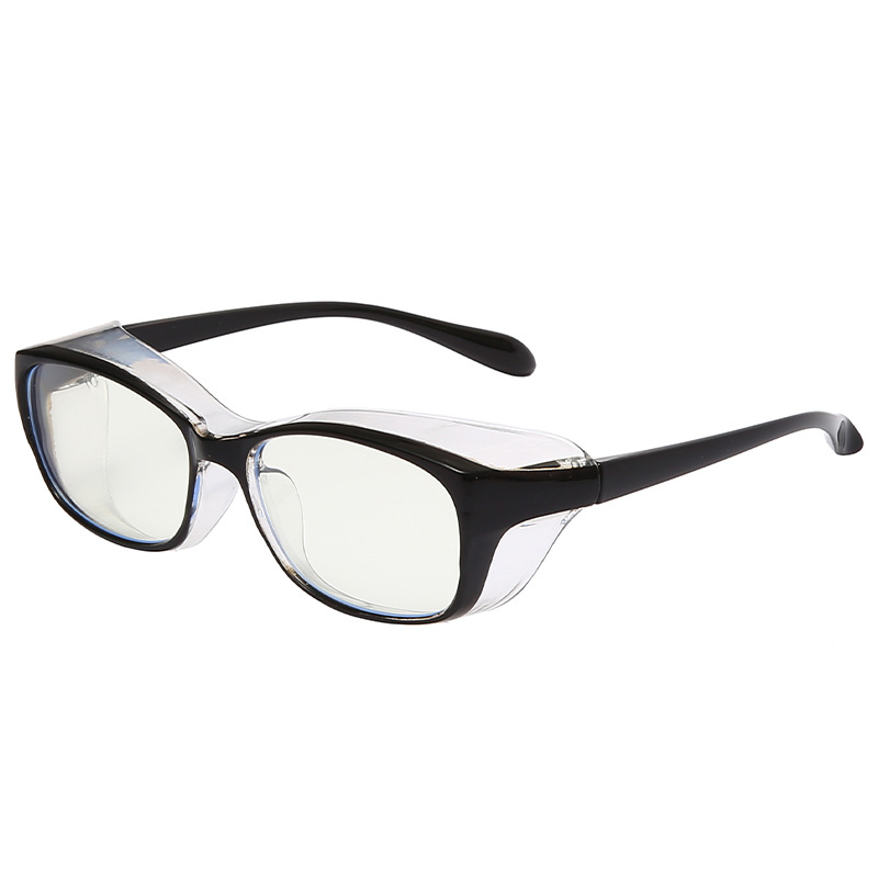 Goggles new retro anti-fog anti-blue glasses anti-dust spray edge square frame anti-pollen glasses