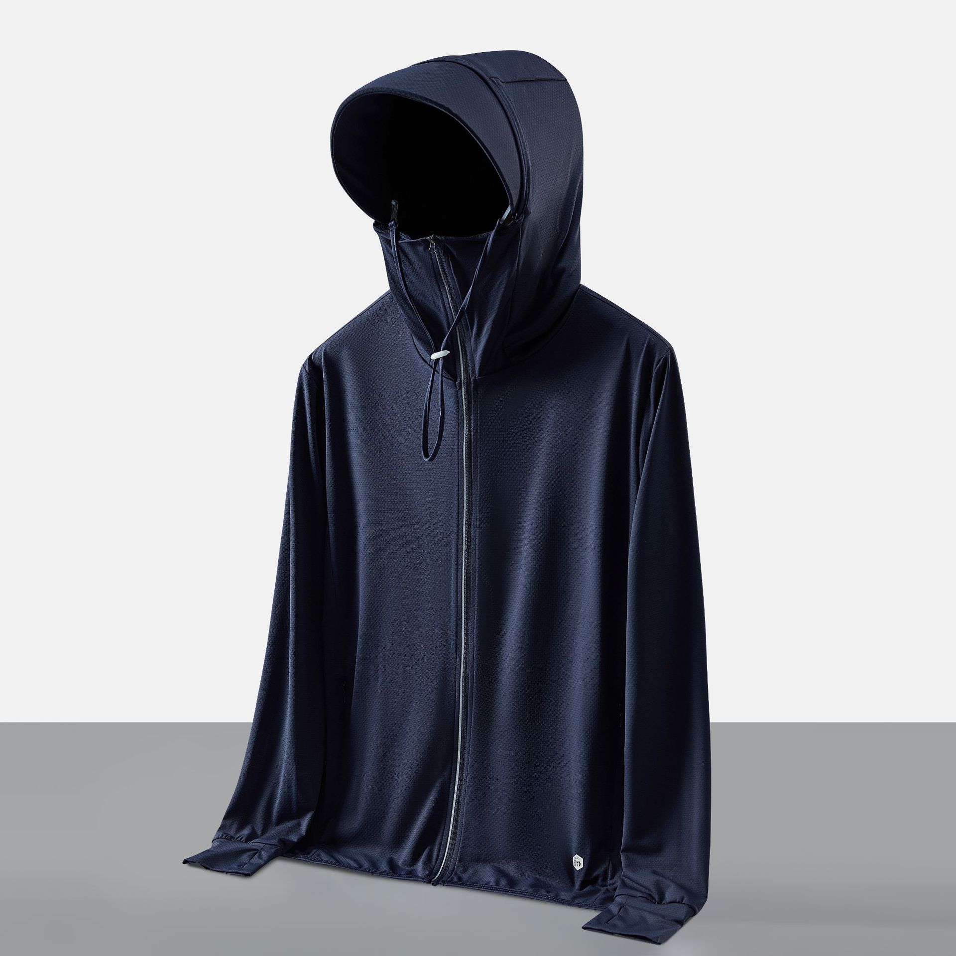 Ice Silk Sunscreen Clothing for Men and Women Summer Thin Anti-ultraviolet Breathable Upf50 Big Hat Brim Face Covering Integrated Sunscreen Clothing