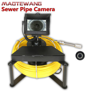 Mautewang sewage pipe industrial endoscope IP68 5600MHA battery 4.3 inch IPS color display