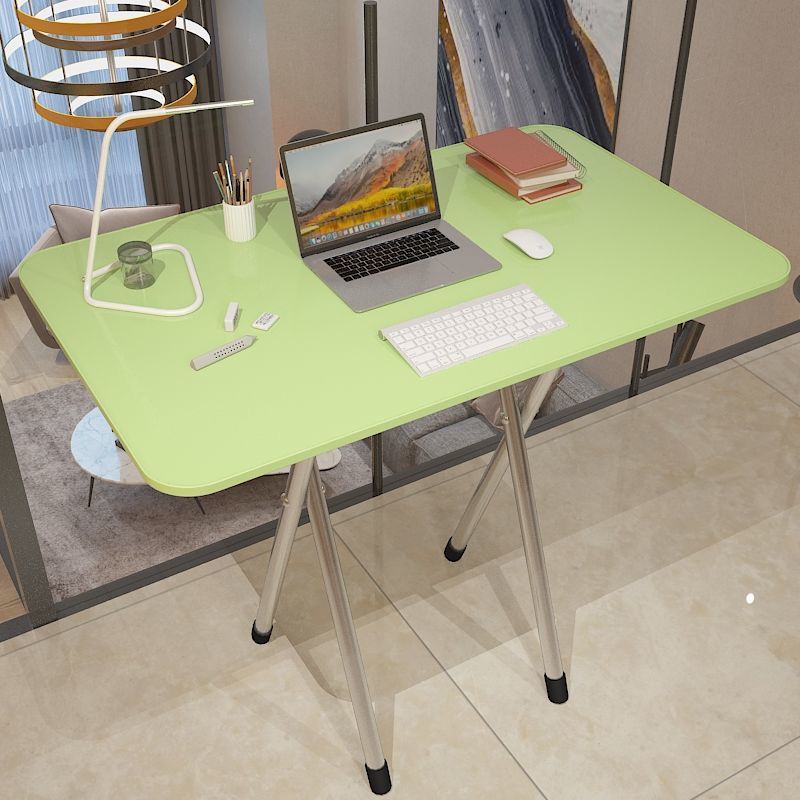 Simple household rectangular folding table rental dormitory portable dining table outdoor stall table manufacturers wholesale