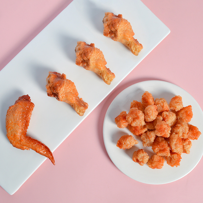 Powerful factory in stock simulation roast chicken leg chicken wings pendant simulation food model toy ornaments shooting props