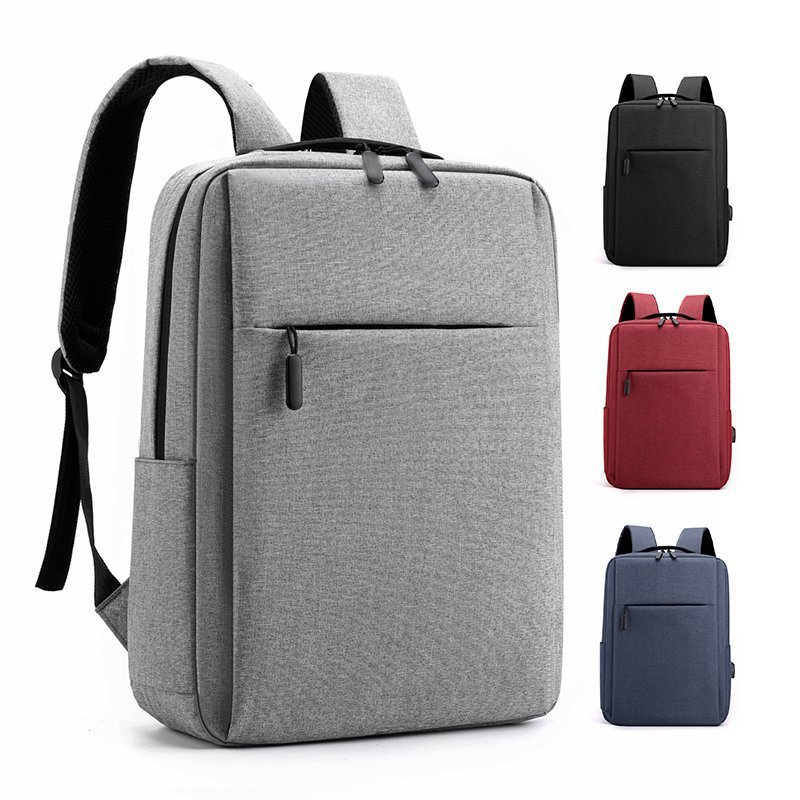 Business backpack men's laptop bag simple commuter casual printed logo large capacity Business bag wholesale