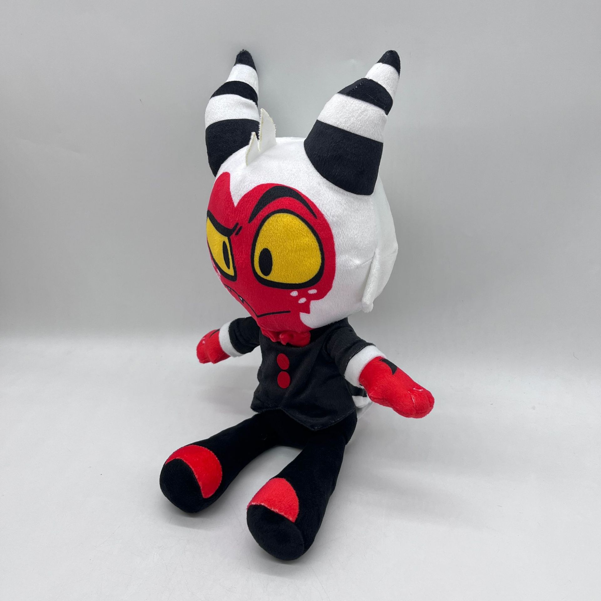 外贸新款 Helluva Boss plush 极恶老大周边 卷角羊毛绒公仔玩偶