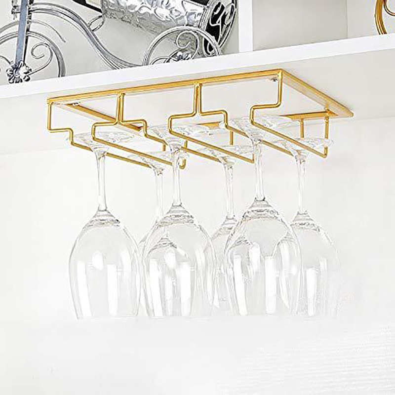 Factory direct creative upside down red wine glass holder cabinet goblet holder hanging wine glass holder