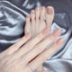 15 milk tea nude color + bright oil + Nail Removal towel