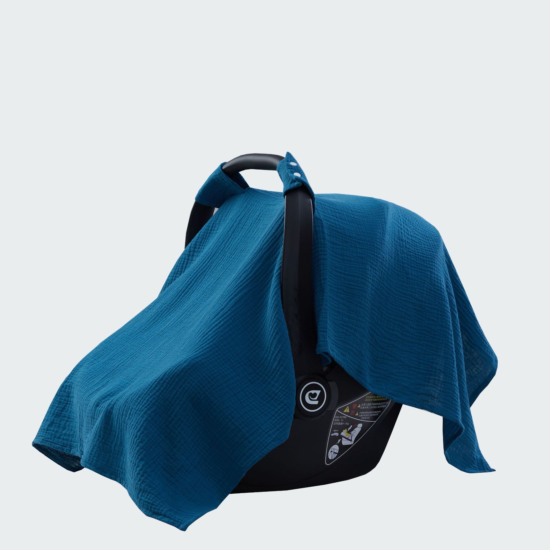 INS Amazon Explosions Pure Cotton Crepe Baby Basket Cover Muslin Gauze Cart Sunshade Cover Blanket