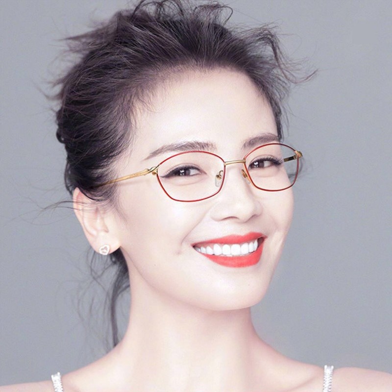 2023 new fashion ladies presbyopia glasses middle-aged and elderly HD comfortable presbyopia frame can prevent blue light