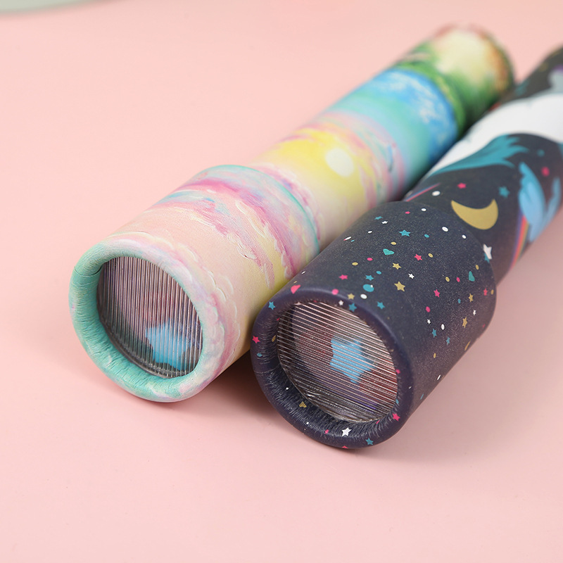 Small Magic View Head Kaleidoscope Children's Educational Toys Classic Early Education Science Experiment Creative Small Gift
