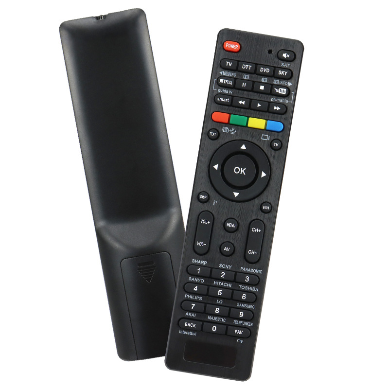Applicable to foreign English version 4-in-one universal remote control TV DTT DVD SKY one-click search automatic pairing