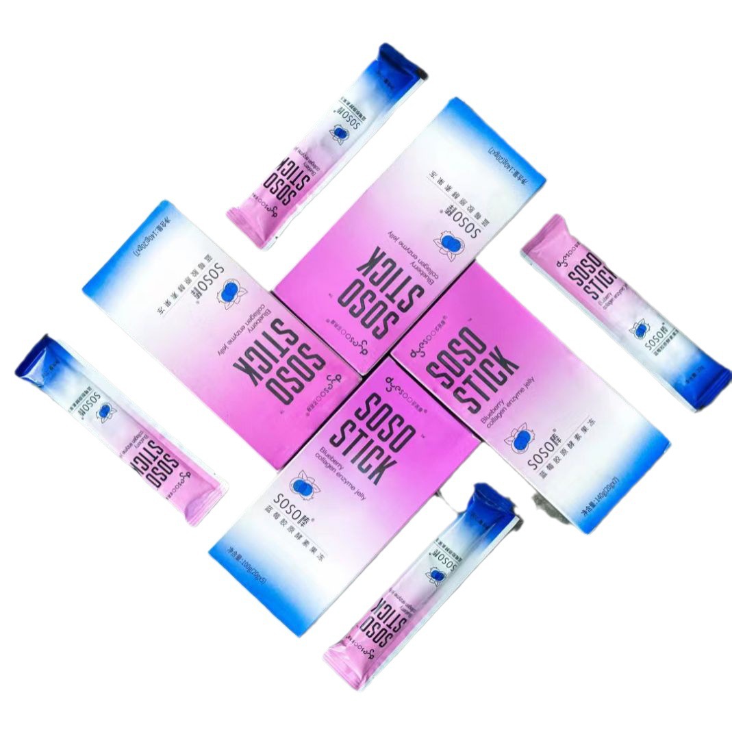 Duoyan thin blueberry collagen enzyme jelly soso bar Hi eat filial white kidney beans block probiotics yuan active enzyme