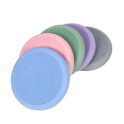 2022 new yoga balance pad inflatable massage cushion balance plate pvc thickened yoga balance training equipment