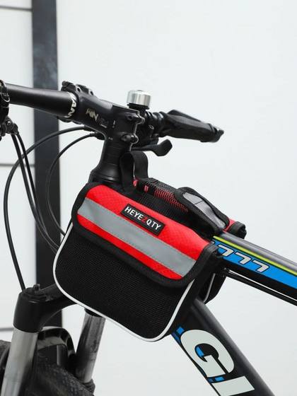 Bicycle bag mountain bike front beam bag single car tube saddle bag beam bag supply cycling mobile phone bag cycling outfit