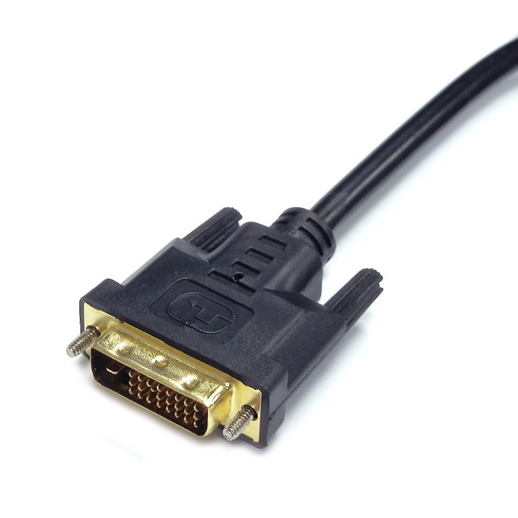Factory in stock dvi cable 24 1 male to male dvi to dvi computer monitor HD video cable dvi