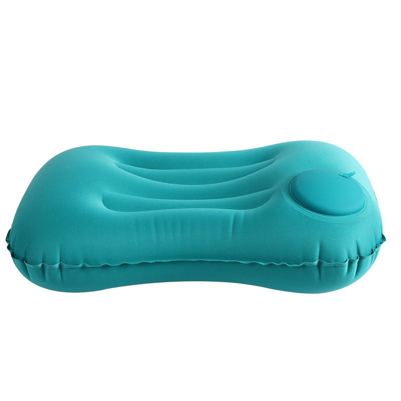 Travel press inflatable pillow outdoor inflatable square pillow portable foldable cushion waist travel inflatable pillow wholesale