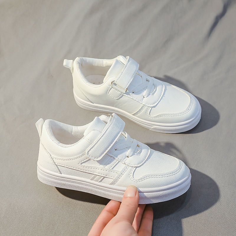School designated children's small white shoes wholesale school designated 2024 new spring and autumn shoes for boys and girls school shoes