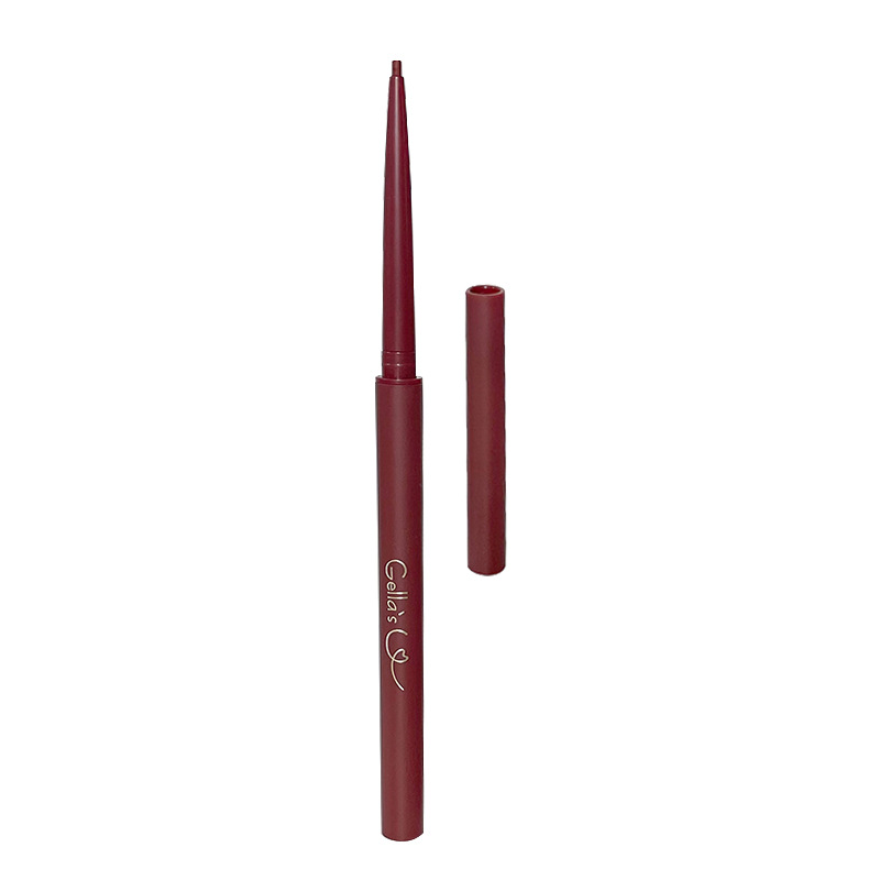 Jili Gellas eyeliner glue pen smooth not dizzy thin head color eyeliner glue pen black wine red