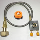 Metal outlet valve with pressure relief function (can be used for long/flat gas tanks)