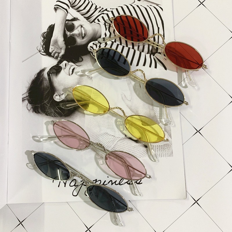 National fashion Millennium sunglasses online celebrity yellow sunglasses with chain sunglasses retro wedding bridesmaid photo