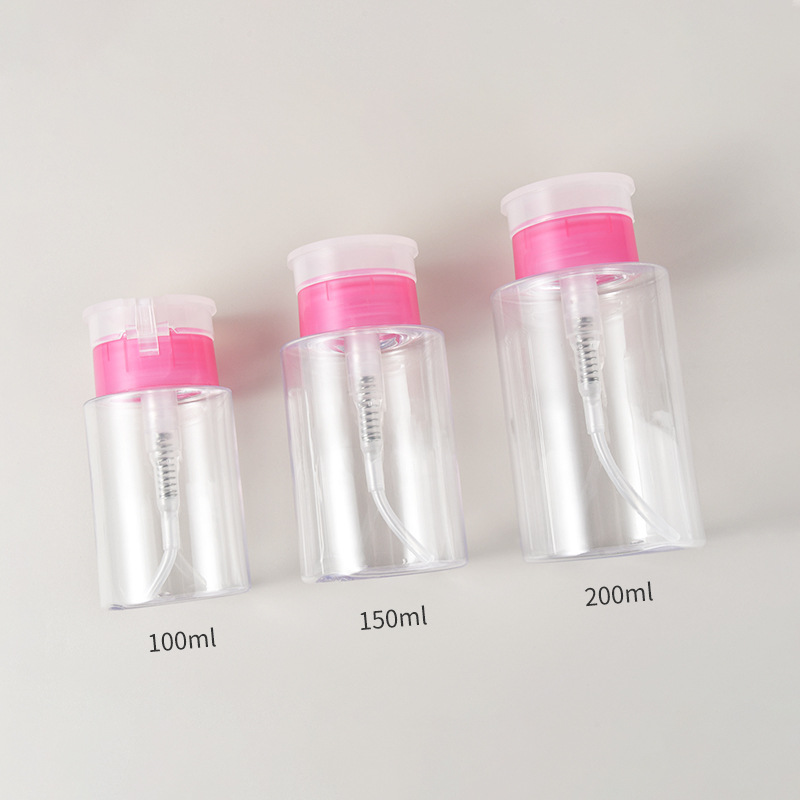 100ml 150ml 200mlPETG press bottle cleansing oil Toner bottle press bottle cosmetic sub-packaging