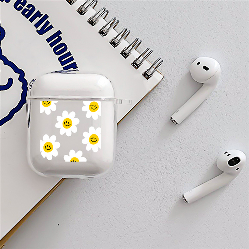 適用於蘋果AirPods 3 pro保護套菊花彩繪防震透明tpu軟殼廠家
