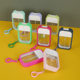 In stock 50ml portable card type spray bottle 45ml alcohol watering can perfume hand sanitizer sub-bottle silicone suit
