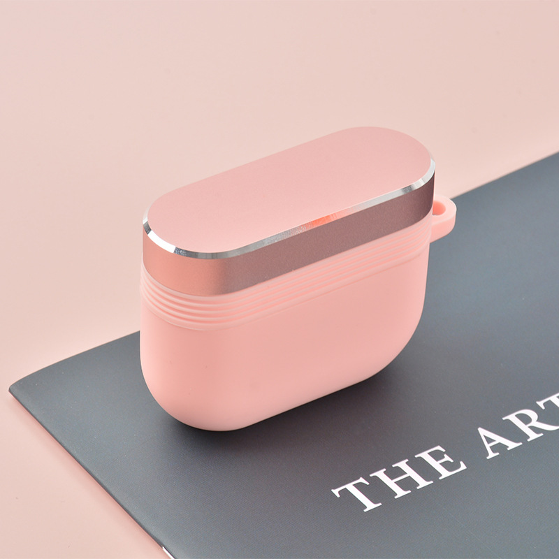 Suitable for Apple Headset Silicone Cover aripods pro Airpods 3 Generation Metal Textured 2-in -1 Process