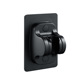 Black color non-perforated bracket