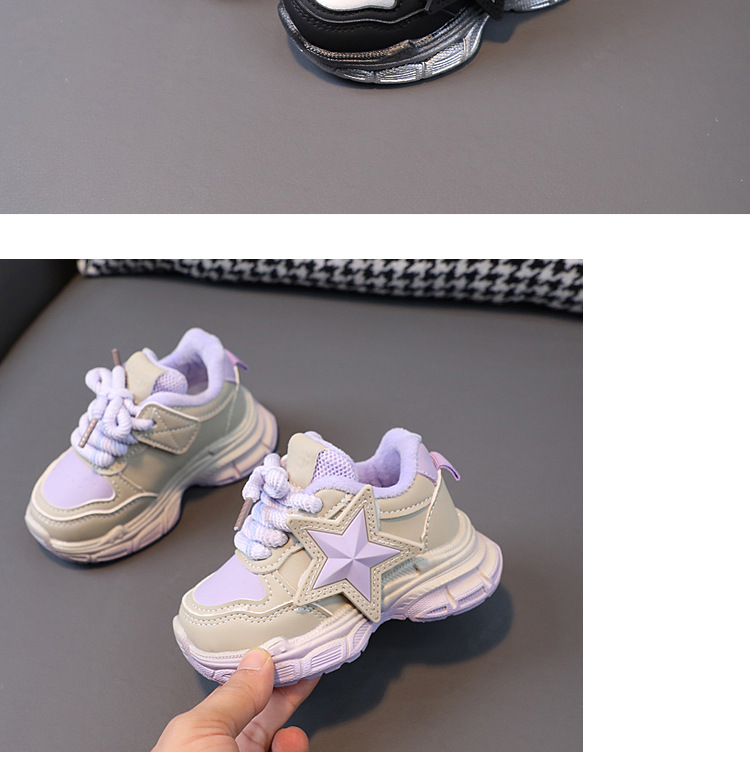 Kinderen katoenen kindermode schoenen 1-6 jaar oud 3 jongens sneaker fleece gevoerd warme meisjes hardloopschoenen peuter kinderschoenen_voghion.com