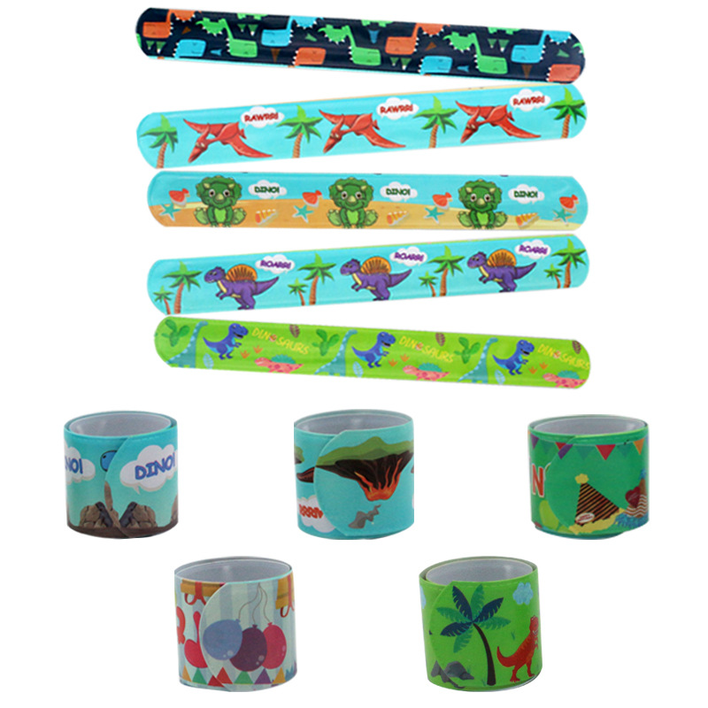 Amazon cross-border for all kinds of PVC snap ring bracelet theme party wrist band spot wholesale