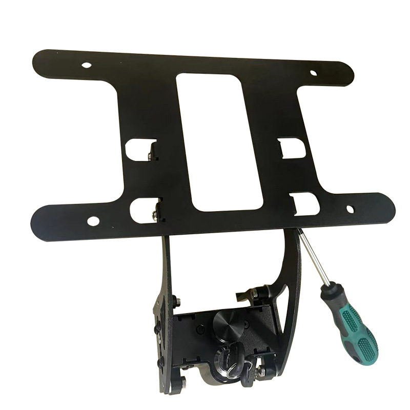 Suitable for Tesla model3/Y US gauge anti-theft lock license plate bracket Huanxin version model3 license plate bracket
