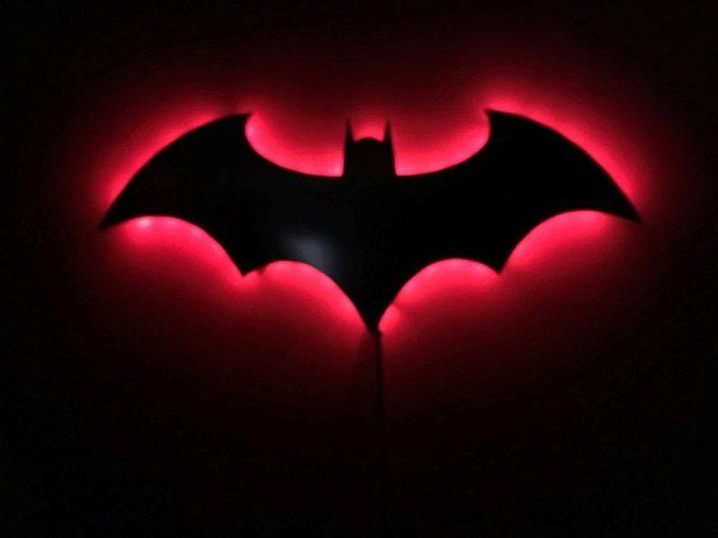 Factory cross-border explosions batman batman LED night light wall lamp home lights superhero atmosphere marker light
