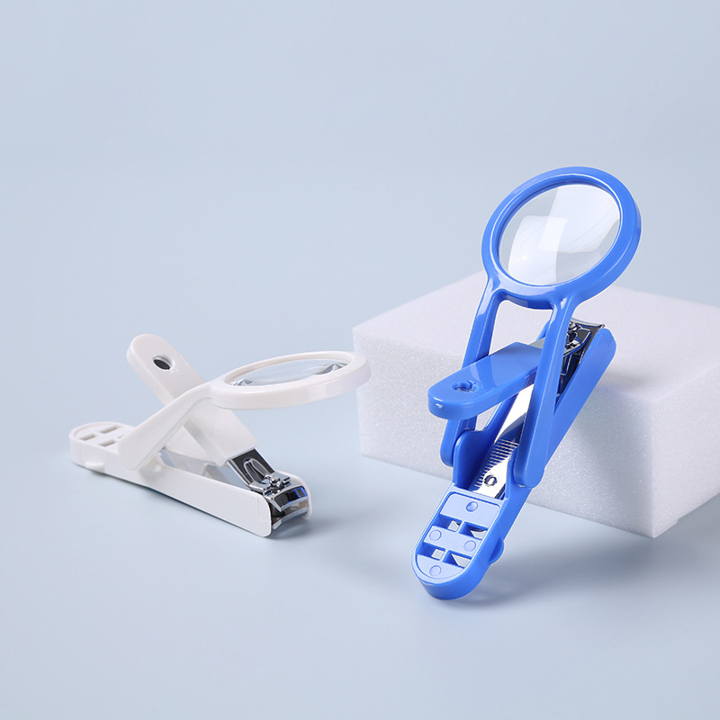 Multi-functional magnifying glass nail clippers rotatable magnifying glass nail clippers for the elderly with magnifying glass nail clippers printing