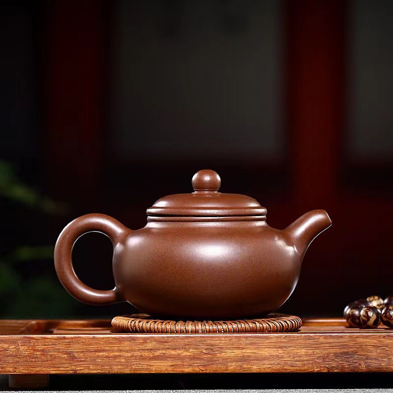 Yixing large capacity purple sand teapot handmade tea single pot kung fu tea set Tea Cup suit household inverted