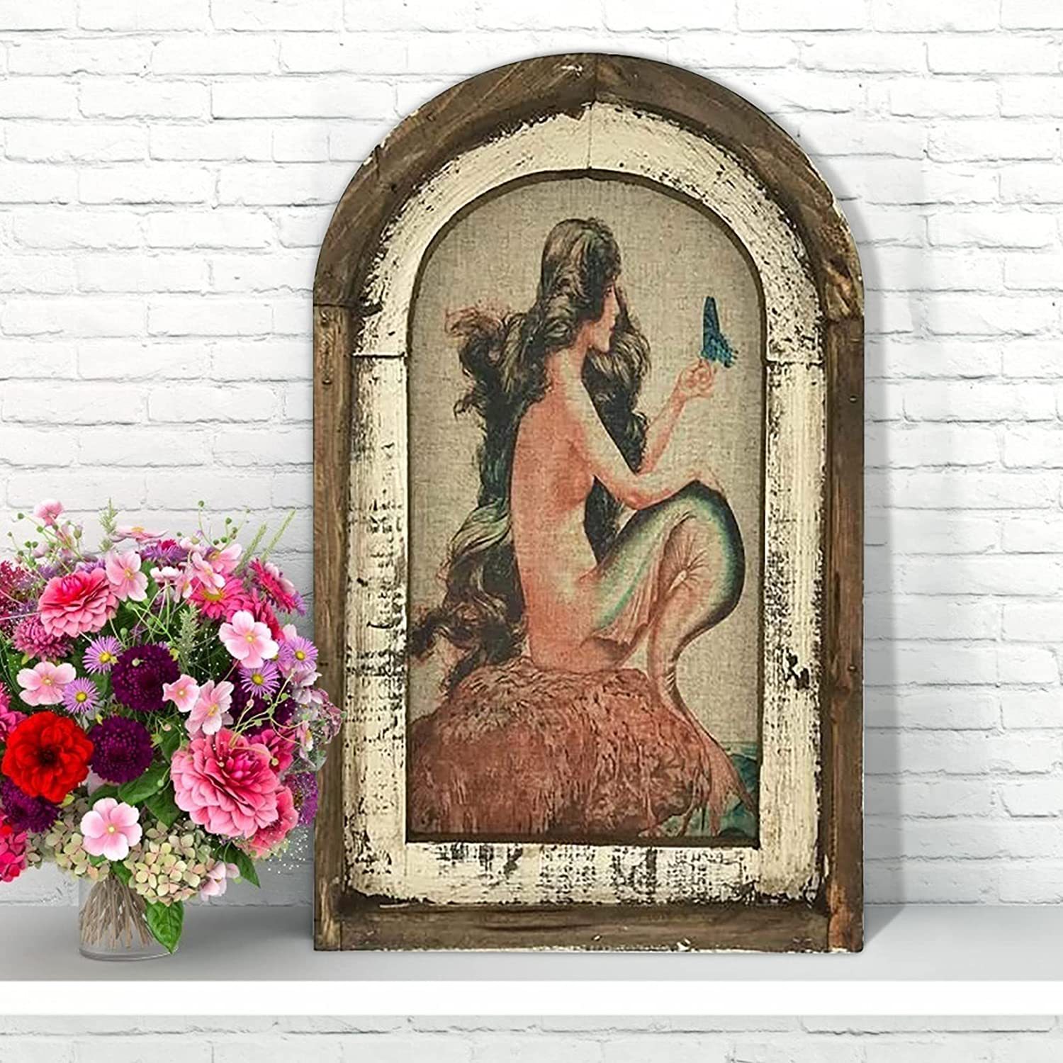 Rabbit Wall Art Farmhouse Decor实木立体兔子墙复活节壁画装饰