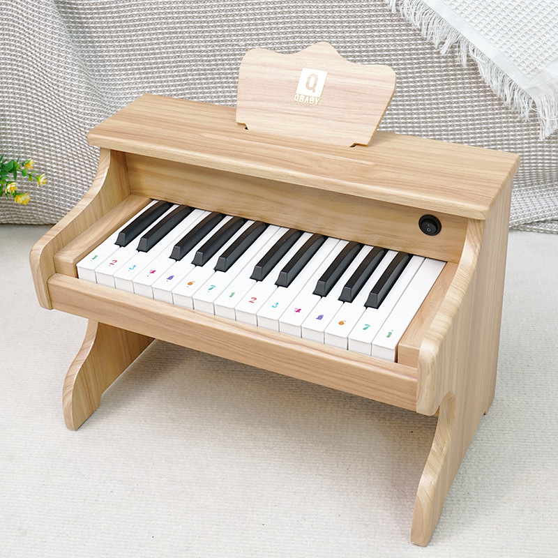 Qiaowa Q BABY children's piano electronic organ toy can play BABY little girl gift male wooden Christmas