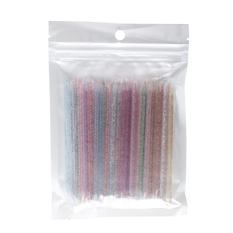 Nail Crystal Orange stick dead skin push point drill stick glue stick double Crystal Orange stick wholesale