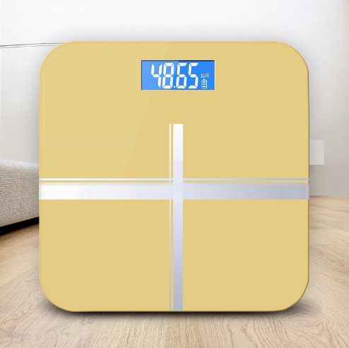 Factory freight health cross Square Electronic scale measuring weight electronic weight scale battery gift wholesale printing