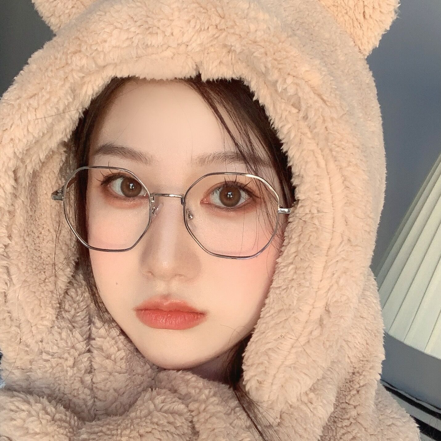 2022 spot manufacturers wholesale polygon flat lens Net red repair octagonal anti-blue glasses can be equipped with myopia
