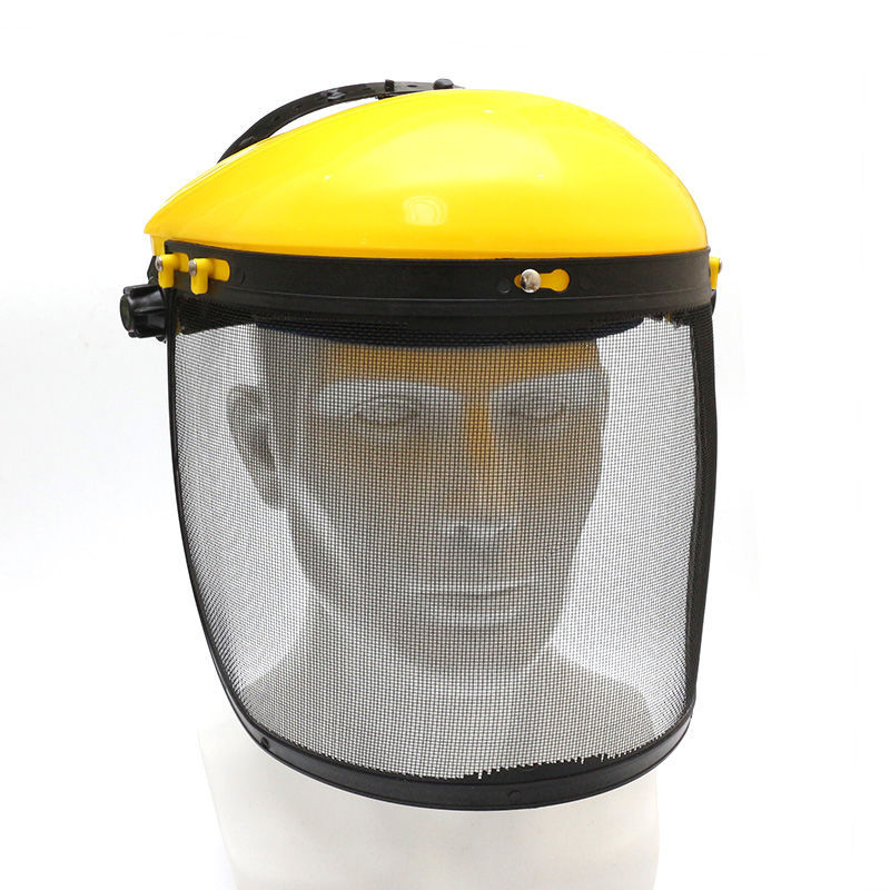 [Factory] Mowing Hat Garden Steel Wire Mesh Protective Mask Lawn Mower Lawn Mower Face Screen Chain Saw Protective Hat