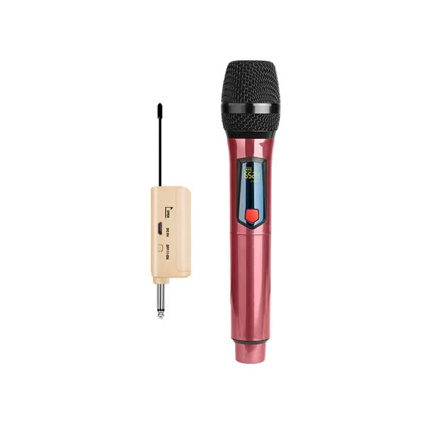 Cross-border wireless microphone home karaoke singing outdoor karaoke wireless live microphone charging dynamic coil microphone