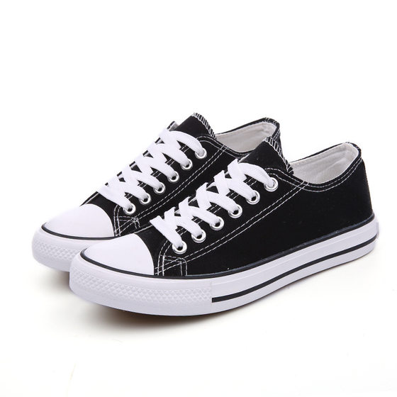 2023 Wholesale Classic Canvas Shoes Women's Shoes Student Korean Style Spring Lovers Harajuku Low Top Comfortable Trendy Shoes