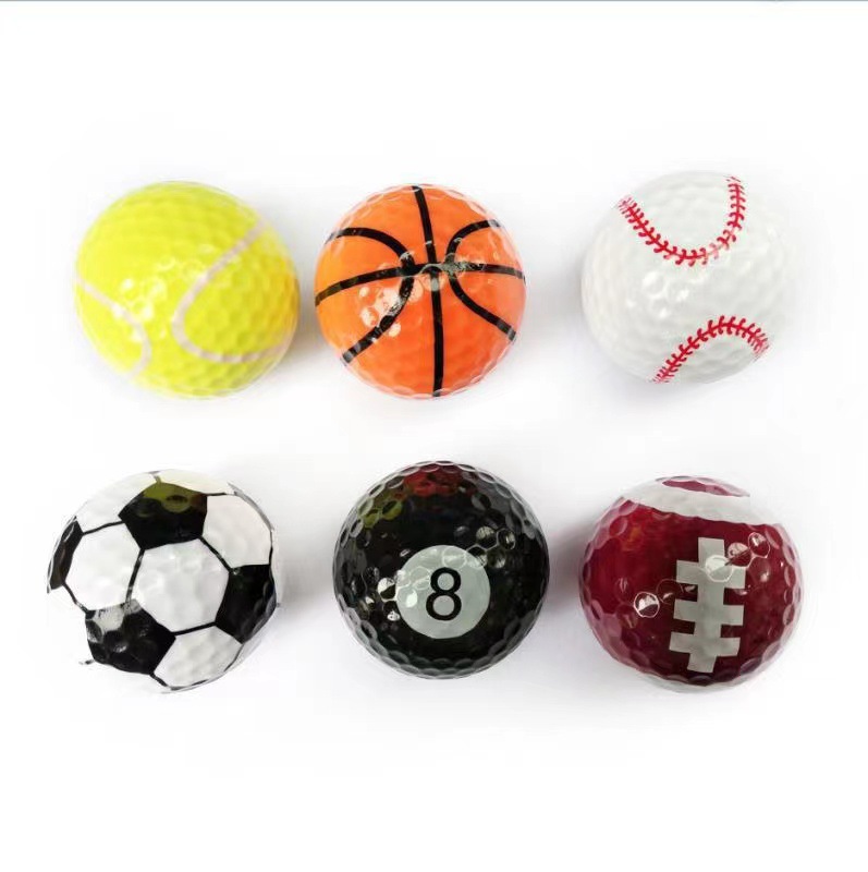 golf colored ball golf indoor gift practice ball double layer golf balls