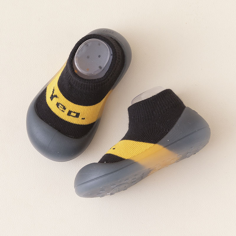 22 Autumn Children's Floor Socks Big Baotou Baby Toddler Shoes Socks Men's Treasure Women's Non-slip Soft Rubber Sole Shoes
