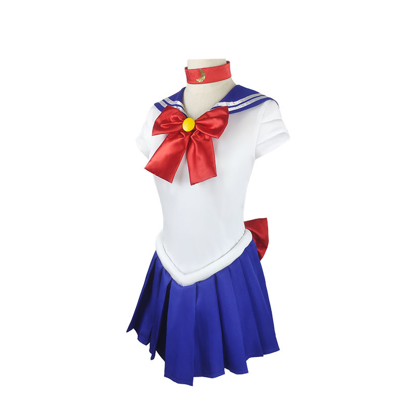 Water Ice Moon cos Sailor Warrior cos Moon Hare 4 Generation Sailor Suit Halloween Children Play Costume
