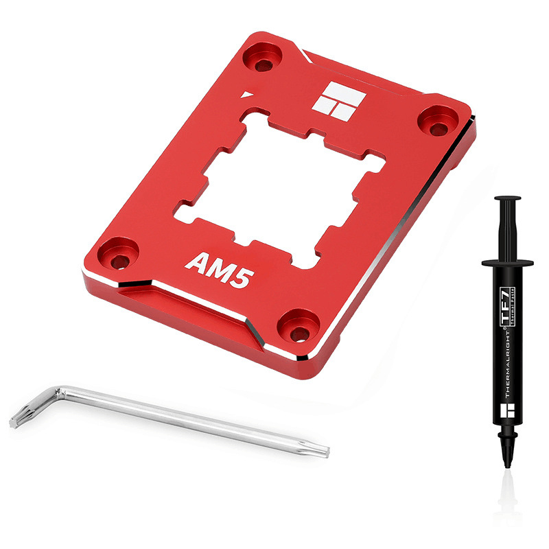 Limin AMD-ASF RED AM5 CPU safety gauge fixed frame all aluminum alloy + insulation pad including TF7 1G