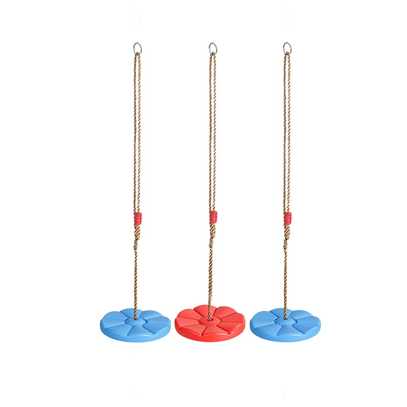 Children's swing disc swing outdoor indoor plastic disc climbing swing thick petal swing in stock