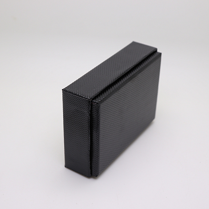 In stock wholesale exquisite pocket watch storage box watch packaging black gift box factory can gilding inner sponge open groove