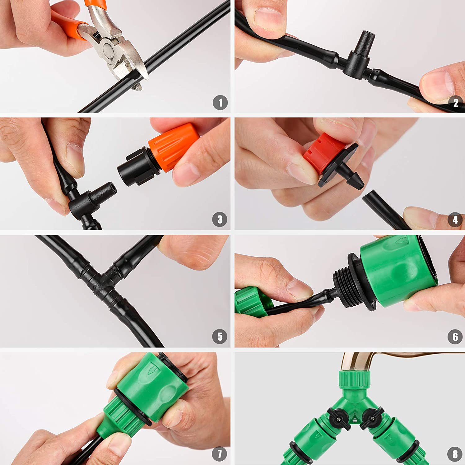 Amazon explosions 164ft adjustable dripper diy automatic watering watering water device automatic drip watering magic